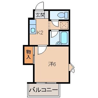 間取図 フラット貴志Ⅱ