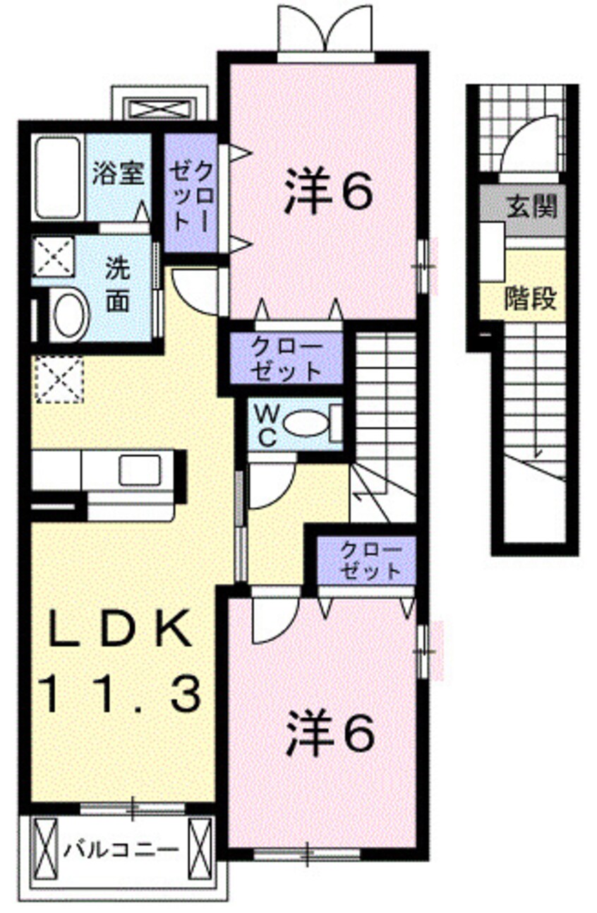 間取図 カノンⅠ