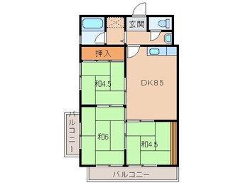 間取図 西村グリーンハイツ