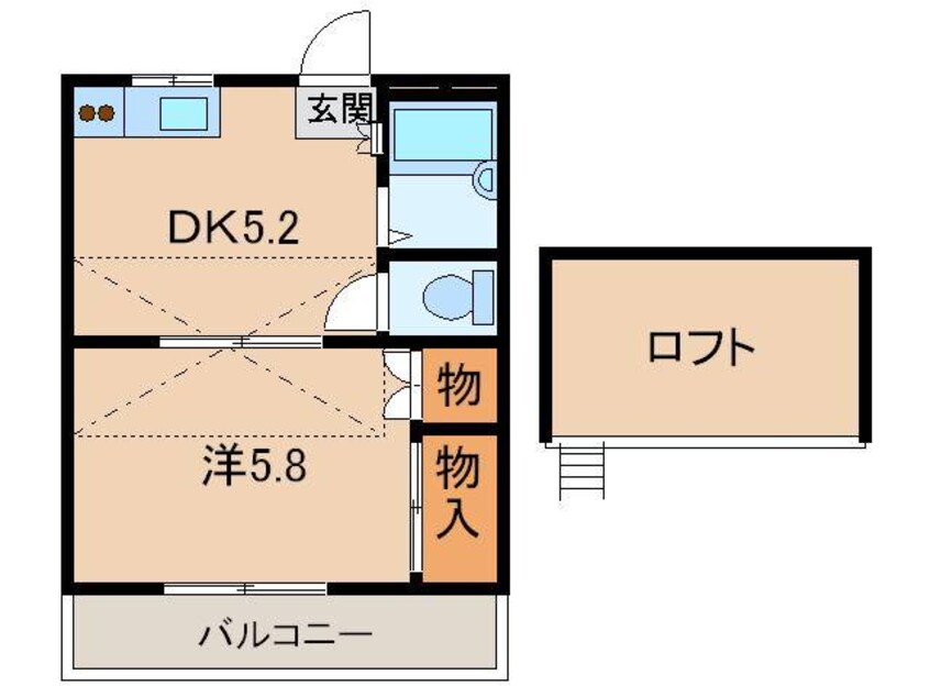 間取図 西庄第５マンション