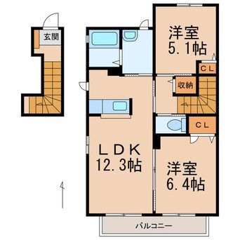 間取図 シャーメゾンラシュレ