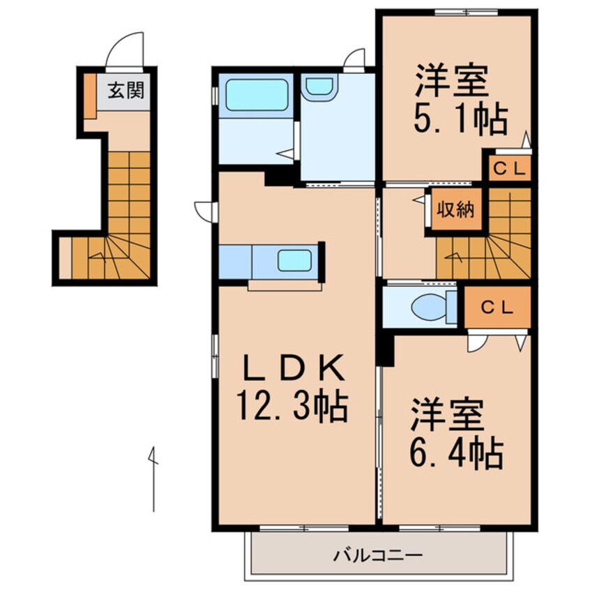 間取図 シャーメゾンラシュレ