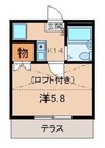 東松江第３マンション 1Kの間取り