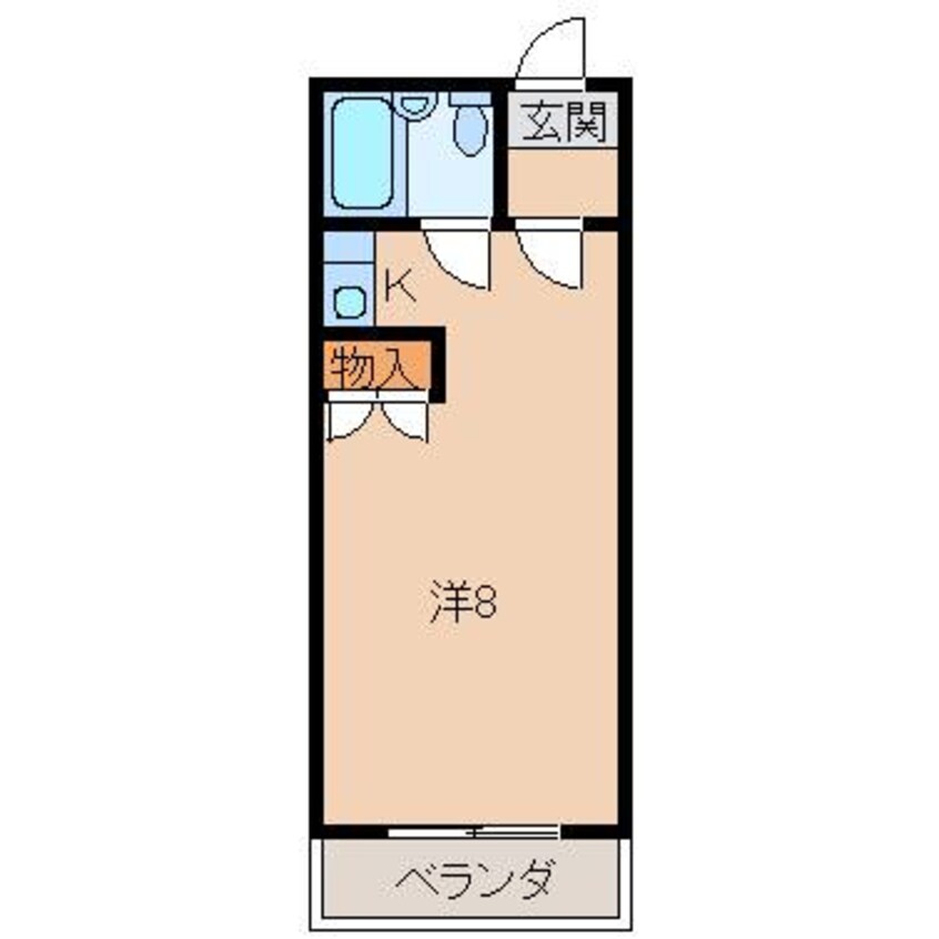 間取図 ヴィラヤナセ