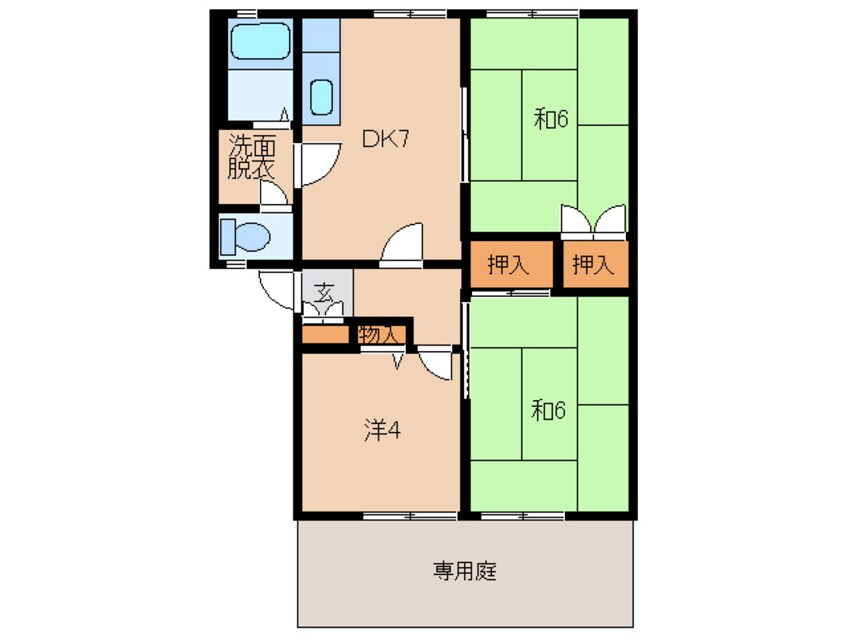 間取図 グリーンフル木ノ本