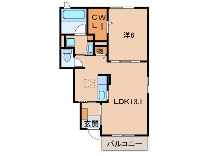 間取図 南海本線/紀ノ川駅 徒歩14分 1階 築5年