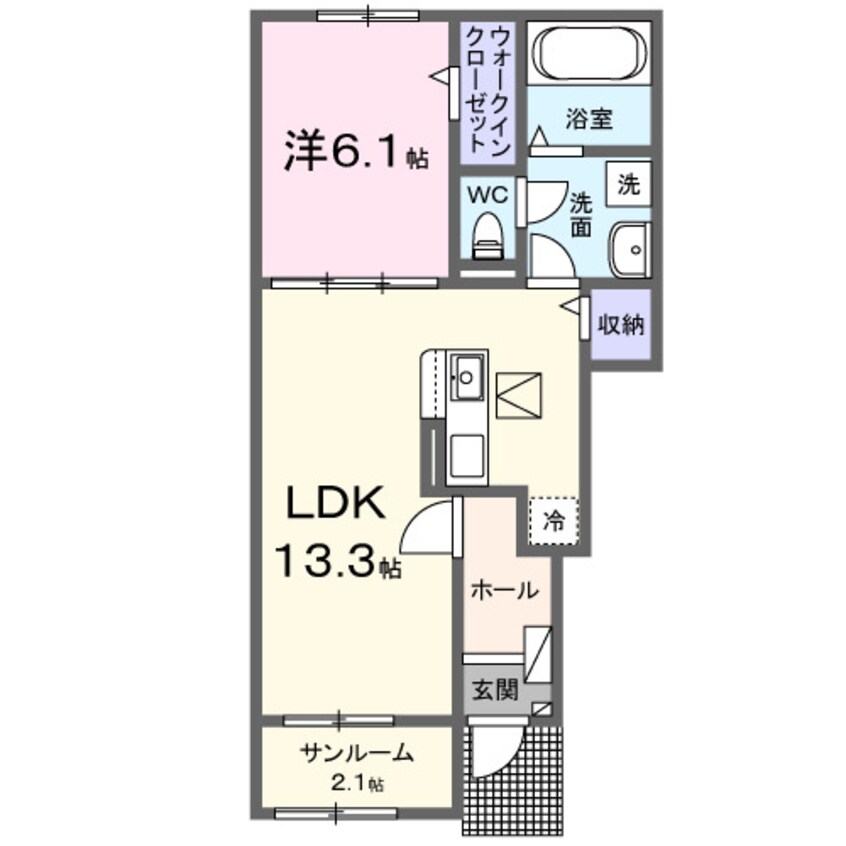 間取図 メゾンルミネ 隅田Ⅰ