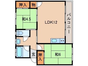 間取図 西岡マンション