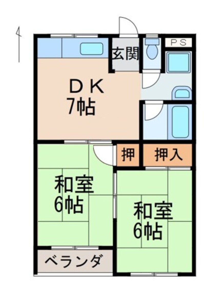 間取図 中村マンション