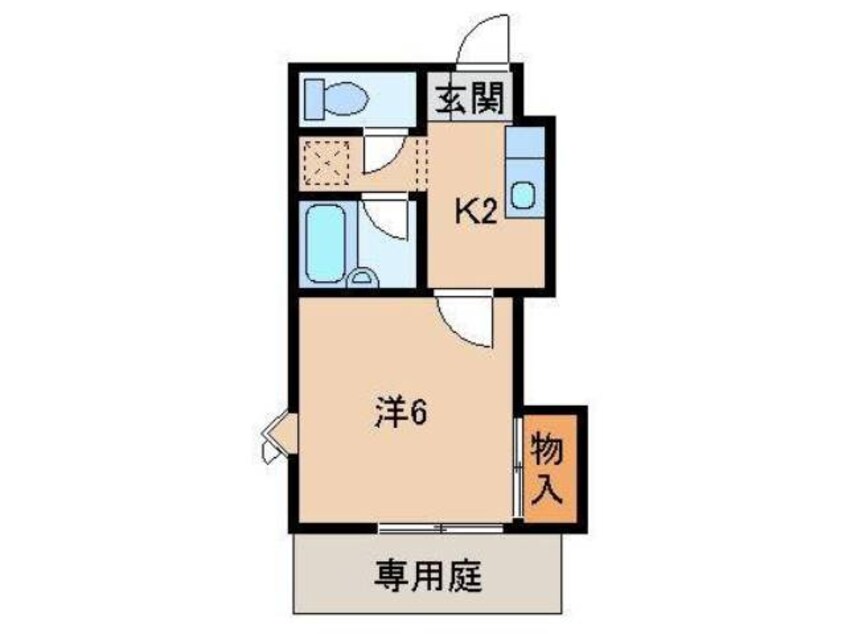 間取図 フラット貴志Ⅲ