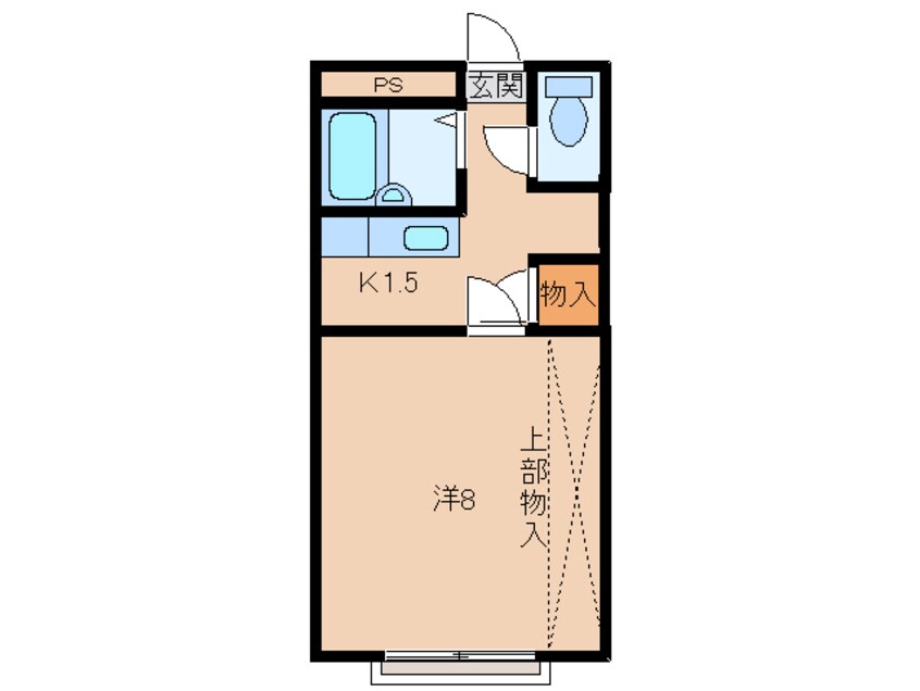 間取図 フラット貴志