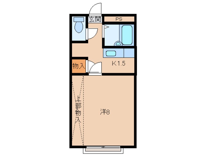 間取図 フラット貴志