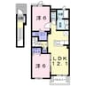 ストレリチア 2LDKの間取り
