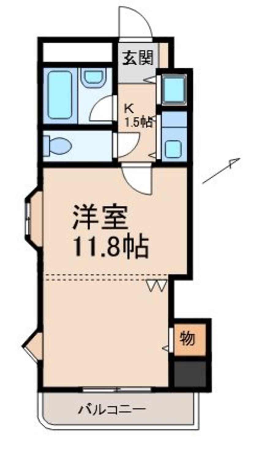 間取図 グランメール北島