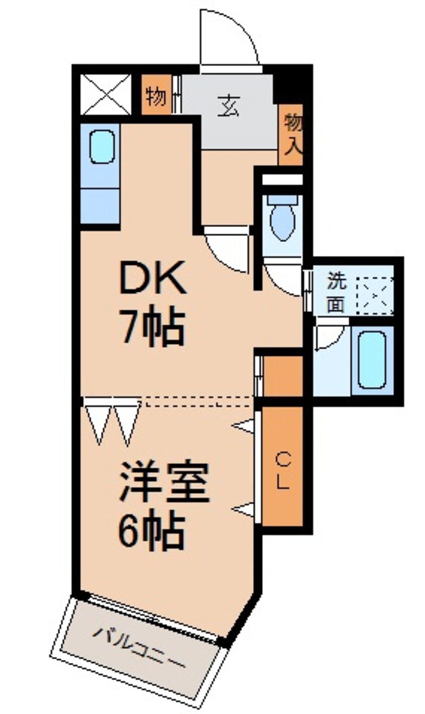 間取図 グランメール北島