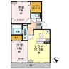D-Farm加納 2LDKの間取り