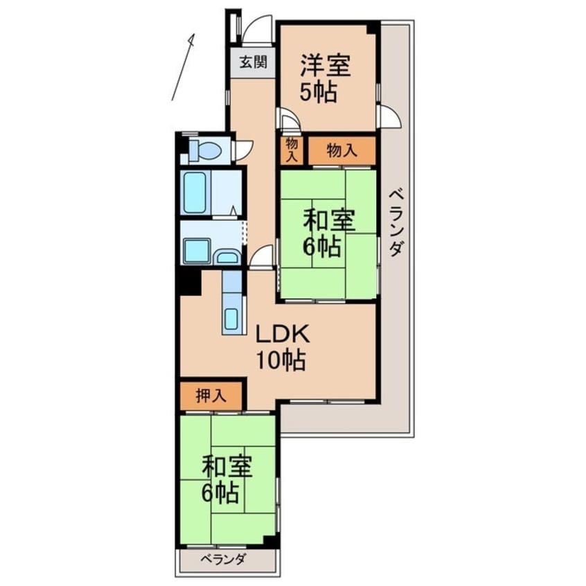 間取図 スクエアメゾン和歌山