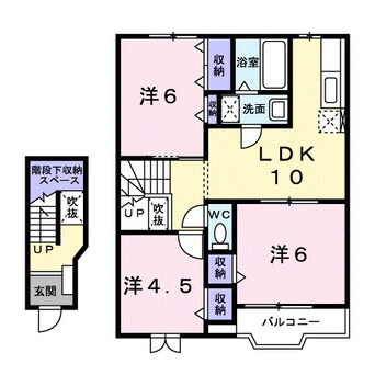 間取図 ソレイユＭ