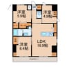 ワシンレジデンス 3LDKの間取り
