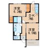 プレンティⅡ 2DKの間取り