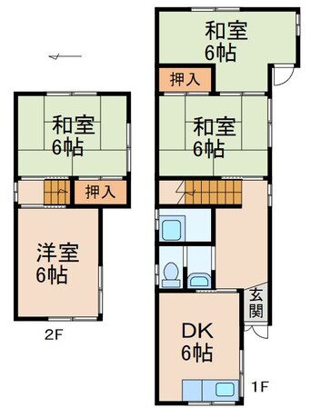 間取図 一戸建16055