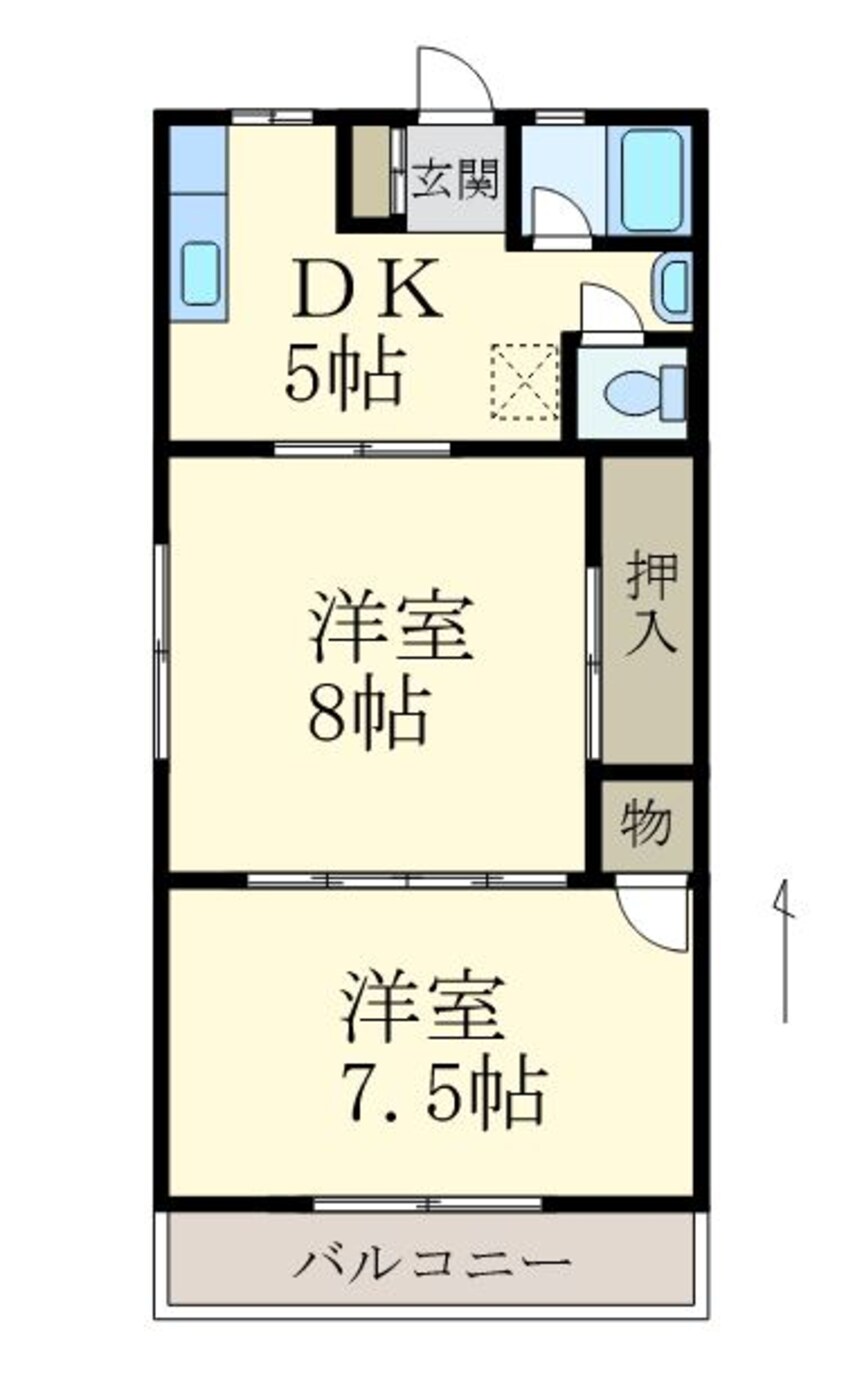 間取図 ハイツ共栄