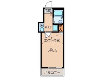 間取図 榎原マンション（１３６０６）