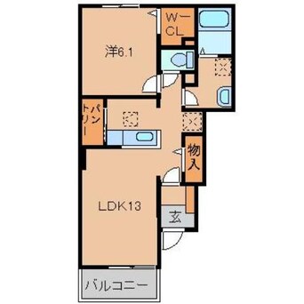 間取図 南海加太線/東松江駅 徒歩22分 1階 築7年