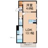 ベレオ茶屋ノ丁 1LDKの間取り