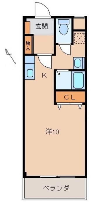 間取図 クレストモナーク
