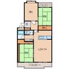 ヴィラ紀ノ川Ａ棟 3LDKの間取り