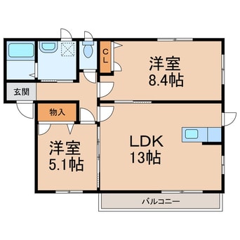 間取図 シャーメゾン元町奉行
