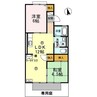 エル タチバナ　B棟 2LDKの間取り