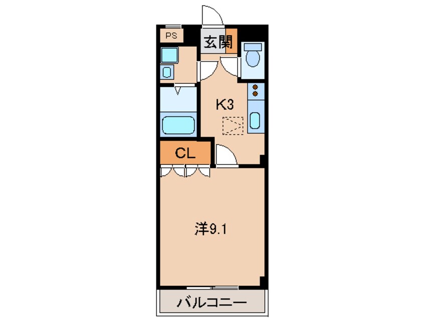 間取図 きのくに線・紀勢本線/和歌山市駅 バス13分次郎丸下車:停歩7分 1階 築15年