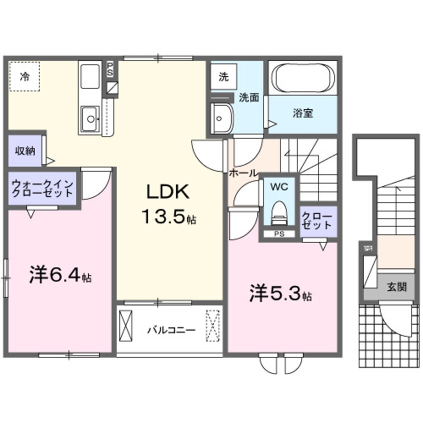 間取図 メゾン・ド・Ｓ＆Ｔ