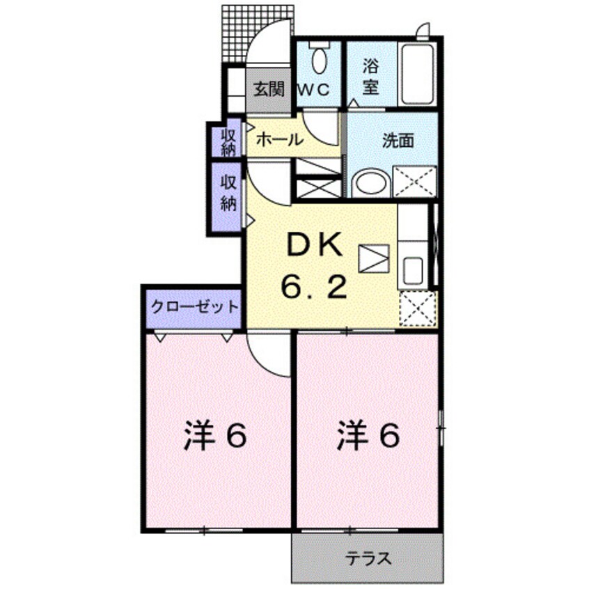 間取図 セレーノ・アルドーレⅡ