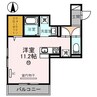 D-ROOM北田辺丁 1Rの間取り