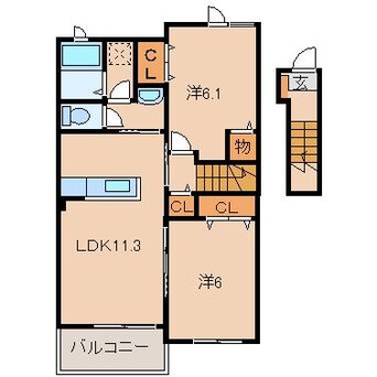 間取図 カーサ・ブエナ・スエルテ