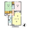 LE FIGARO Ⅰ 2LDKの間取り