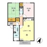 LE FIGARO Ⅰ 2LDKの間取り
