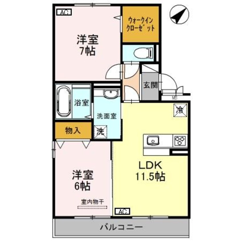 間取図 D-room パストラーレⅡ