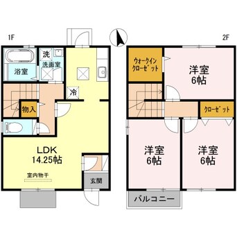 間取図 アリビオ黒田