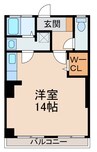 メゾンフェリス楠見中 1Rの間取り