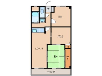 間取図 メゾンたんぽぽ