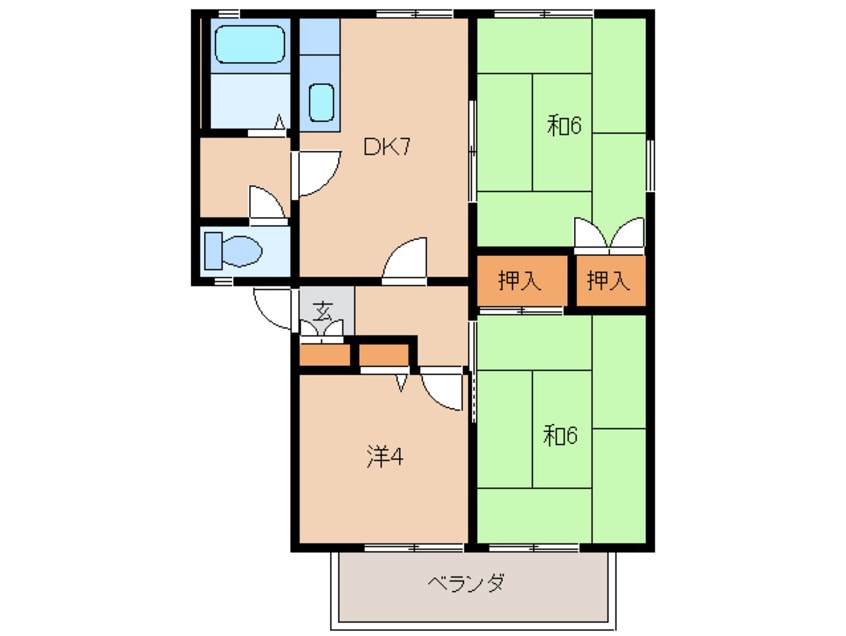 間取図 グリーンフル木ノ本