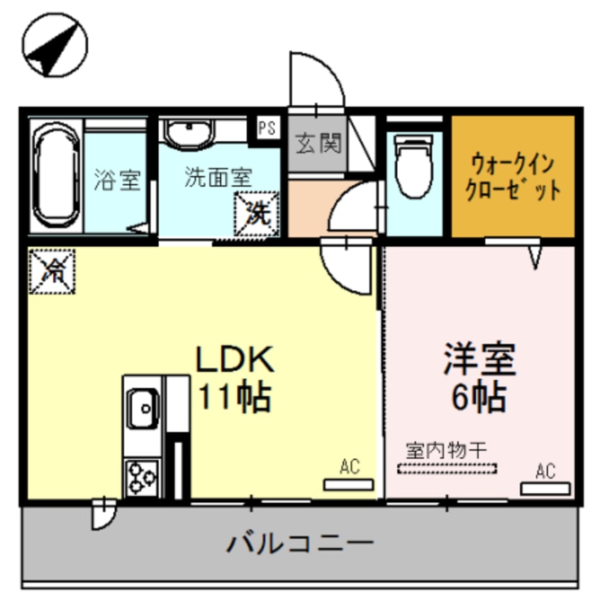 間取図 イゾラ ルーチェ