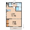 フジパレス畑屋敷 1LDKの間取り