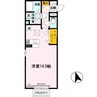ソレアードｉ 1Rの間取り