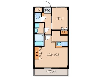 間取図 南海加太線/東松江駅 徒歩28分 2階 築19年