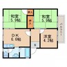 南海加太線/西ノ庄駅 徒歩15分 2階 築29年 3DKの間取り